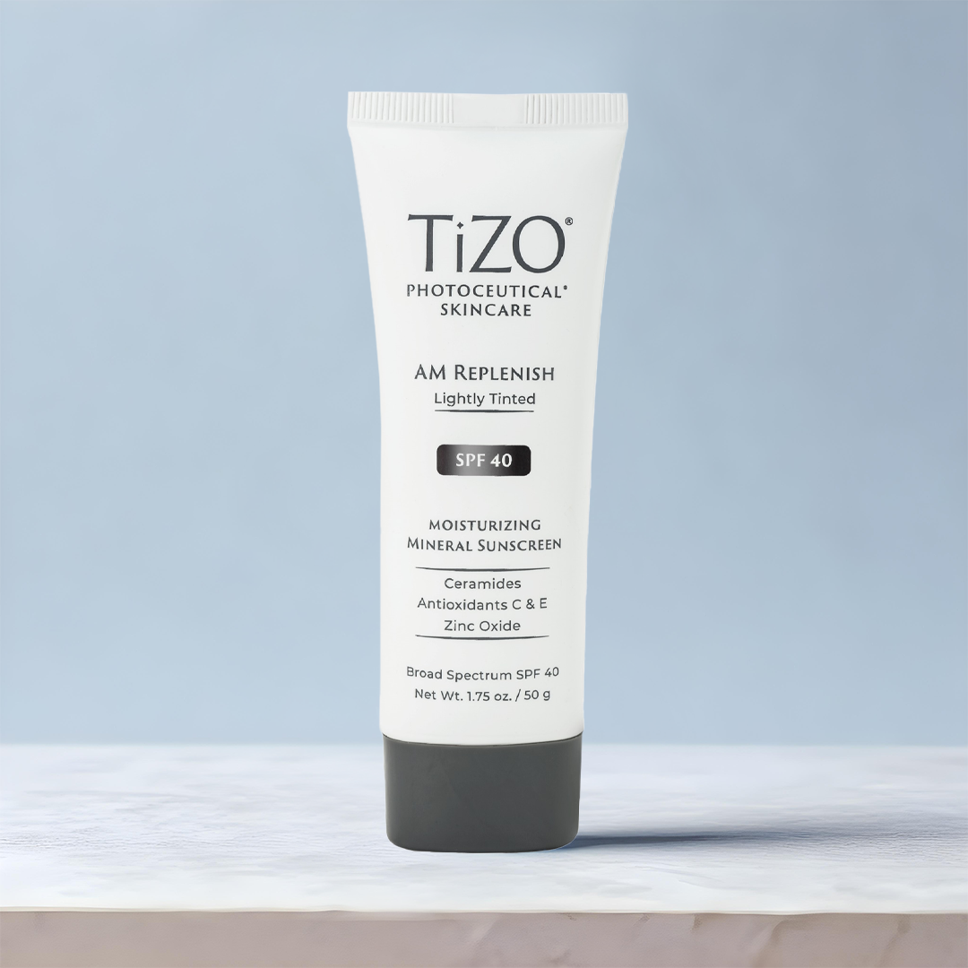 TiZO Photoceutical AM Replenish Lightly Tinted SPF 40 – Acne
